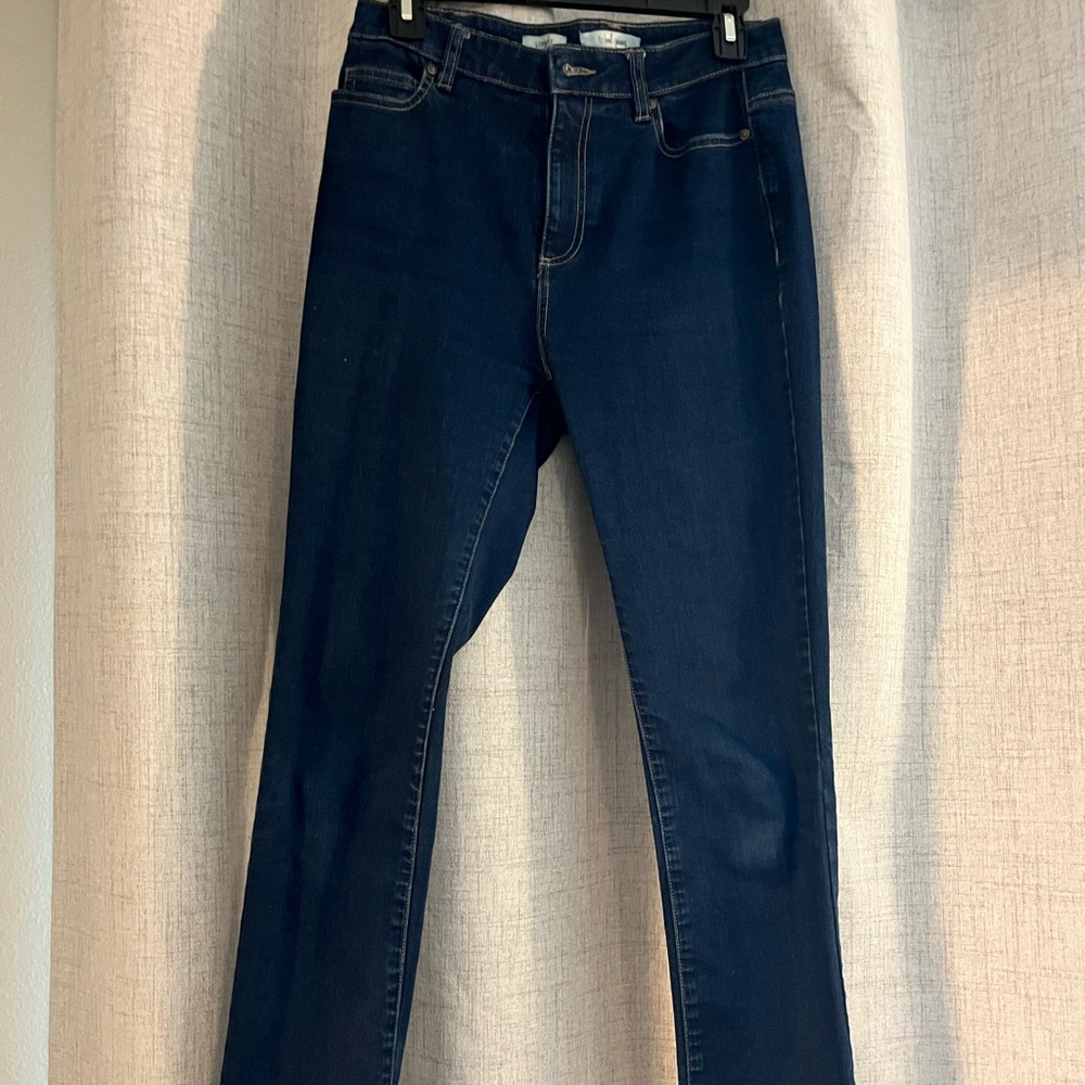 Tribal Women's Deep Indigo Skinny Jeans